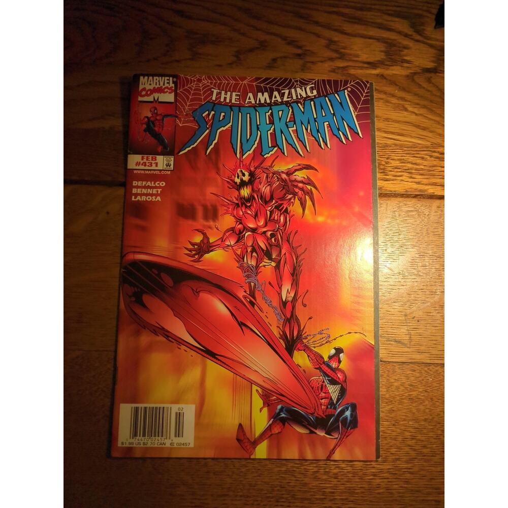 AMAZING SPIDER-MAN #431 CARNAGE COSMIC APPEARANCE *1998*